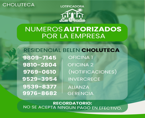 numeros autorizados por la empresa - 1