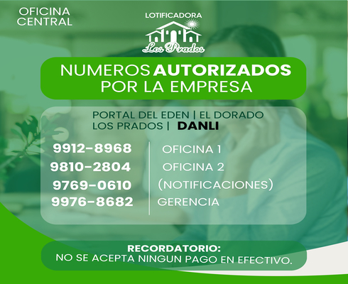 numeros autorizados por la empresa - 3