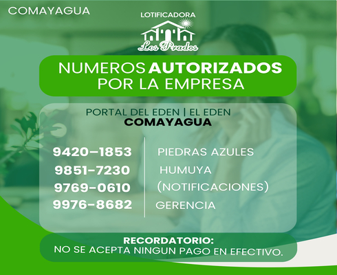 numeros autorizados por la empresa - 4